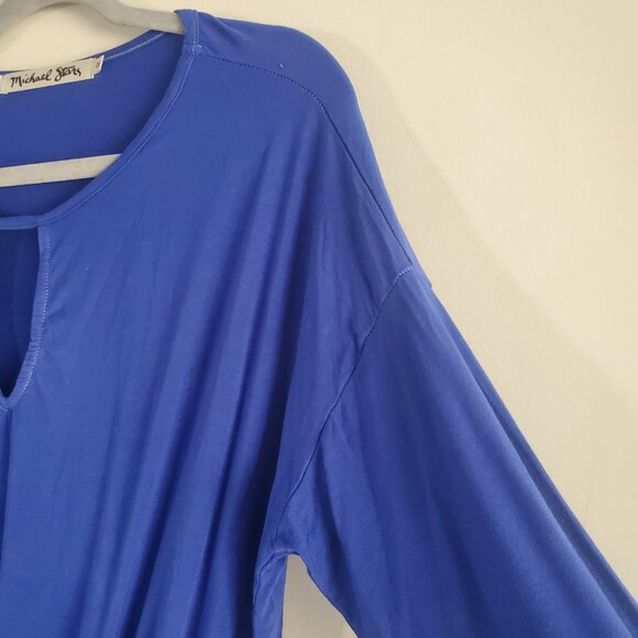 Michael Stars Women's Casual Top One Size Blue Neutral Capsule Wardrobe Relaxed - Picture 4 of 9